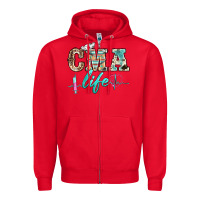 Red western nurse cma life Zipper Hoodie - BarkalooDesign
