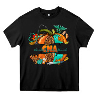 Black cna pumpkin nurse Heavy Core Tee - NancyCooperArtShop