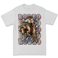 Rodeo Cowboy Bull Western Premium Tee | Teevron