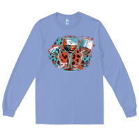 Colony Blue American wines Long Sleeve Tee - FaDigitalArtStudio