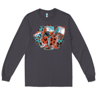 Smoke American wines Long Sleeve Tee - FaDigitalArtStudio
