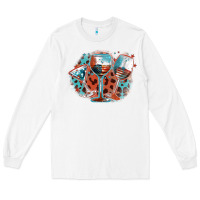 White American wines Long Sleeve Tee - FaDigitalArtStudio