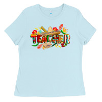 Baby Blue cinco de mayo teacher Ladies Tee - CowGirlArtShop