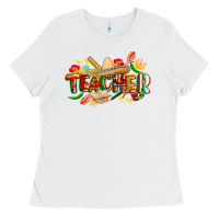 White cinco de mayo teacher Ladies Tee - CowGirlArtShop