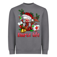 Storm christmas nurse life gnome Heavyweight Sweatshirt - BarkalooDesign