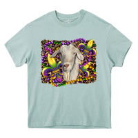 Arona mardi gras goat fleur de lis Heavy Core Tee - RanaPortraitStore