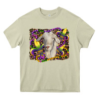 Mossy mardi gras goat fleur de lis Heavy Core Tee - RanaPortraitStore