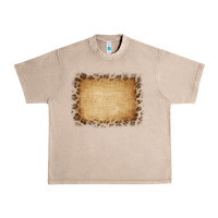 French Oak Buralp and Leopard Urban Heavy Tee - CowCowDesign