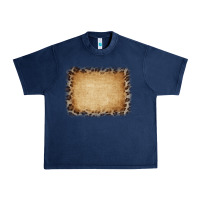 Navy Buralp and Leopard Urban Heavy Tee - CowCowDesign
