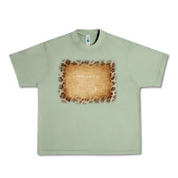 Oil Green Buralp and Leopard Urban Heavy Tee - CowCowDesign