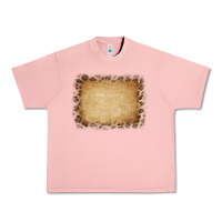 Salmon Buralp and Leopard Urban Heavy Tee - CowCowDesign