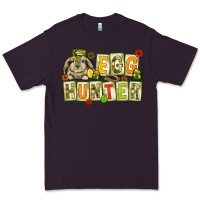 Plum Egg hunter with camouflage plate letters Easter Premium Tee - HowdyJamesFarm