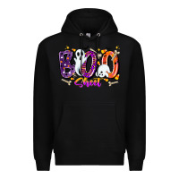 Black boo sheet Premium Hoodie - CowhideDigitalArt