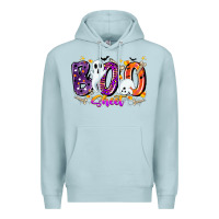 Blue Mist boo sheet Premium Hoodie - CowhideDigitalArt