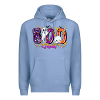 Colony Blue boo sheet Premium Hoodie - CowhideDigitalArt
