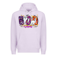 Lilac boo sheet Premium Hoodie - CowhideDigitalArt