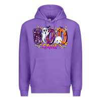 Purple boo sheet Premium Hoodie - CowhideDigitalArt