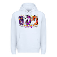 White boo sheet Premium Hoodie - CowhideDigitalArt