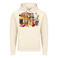 Vintage Artic School Bus Coffee Cups Vintage Hoodie - FaDigitalArtStudio