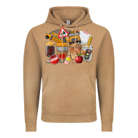 Vintage Camel School Bus Coffee Cups Vintage Hoodie - FaDigitalArtStudio