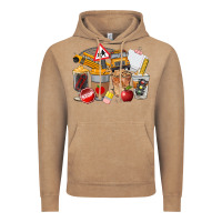 Vintage Coffee School Bus Coffee Cups Vintage Hoodie - FaDigitalArtStudio