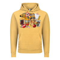 Vintage Mustard School Bus Coffee Cups Vintage Hoodie - FaDigitalArtStudio
