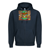 Navy cinco de mayo sombrero skull mousepad Zipper Hoodie - BarkalooDesign