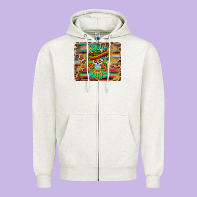 Cinco De Mayo Sombrero Skull Mousepad Zipper Hoodie Designed By Barkaloodesign