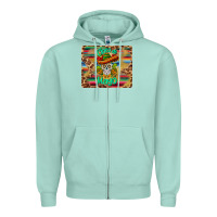 Seafoam cinco de mayo sombrero skull mousepad Zipper Hoodie - BarkalooDesign