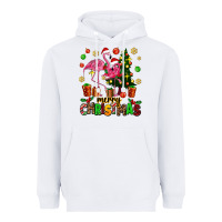 White flamingo merry christmas Heavyweight Hoodie - AdoDesignShop