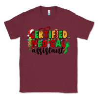 Burgundy certified medical assistant Classic Tee - CowGirlArtShop