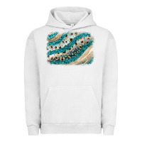 Pigment Lunar Rock turquoise glitter background Urban Hoodie - JahusDesignShop