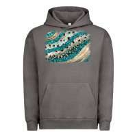 Pigment Tornado turquoise glitter background Urban Hoodie - JahusDesignShop
