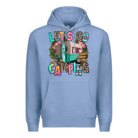 Colony Blue let's go camping Premium Hoodie - RanaPortraitStore
