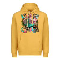 Mustard let's go camping Premium Hoodie - RanaPortraitStore