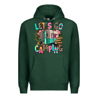 Sports Green let's go camping Premium Hoodie - RanaPortraitStore