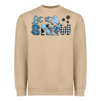 Mushroom let it snow gnome Heavyweight Sweatshirt - BarkalooDesign