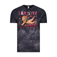 Cloud Black i am with cupid Vintage Tee - OliviaCreatesArt