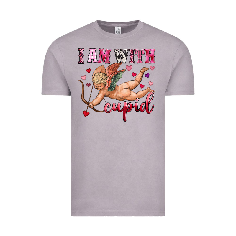 I Am With Cupid Vintage Tee by OliviaCreatesArt | Teevron
