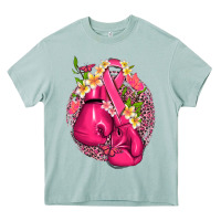 Arona cancer boxing gloves with ribbon Heavy Core Tee - NancyCooperArtShop