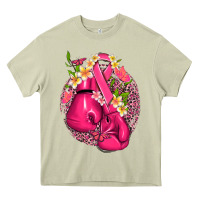 Mossy cancer boxing gloves with ribbon Heavy Core Tee - NancyCooperArtShop