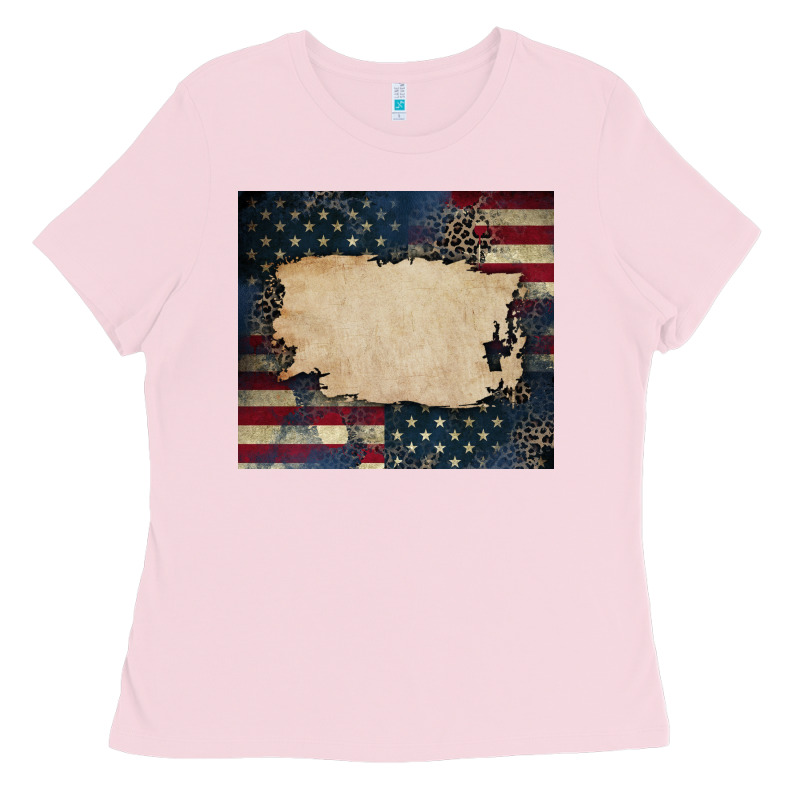 American Flag Add Your Text Ladies Tee by CowGirlArtShop | Teevron