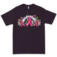Plum Cancer ribbon rainbow Cancer Awareness Premium Tee - HowdyJamesFarm