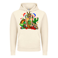 Vintage Artic Mexican Cold Drink With Cactus Sombrero And Tequil Vintage Hoodie - FaDigitalArtStudio