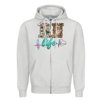 Dove Grey western nurse rn  life Zipper Hoodie - BarkalooDesign