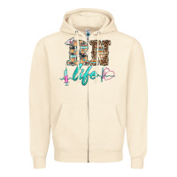 Sandshell western nurse rn  life Zipper Hoodie - BarkalooDesign