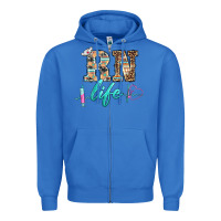 True Royal western nurse rn  life Zipper Hoodie - BarkalooDesign