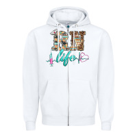 White western nurse rn  life Zipper Hoodie - BarkalooDesign