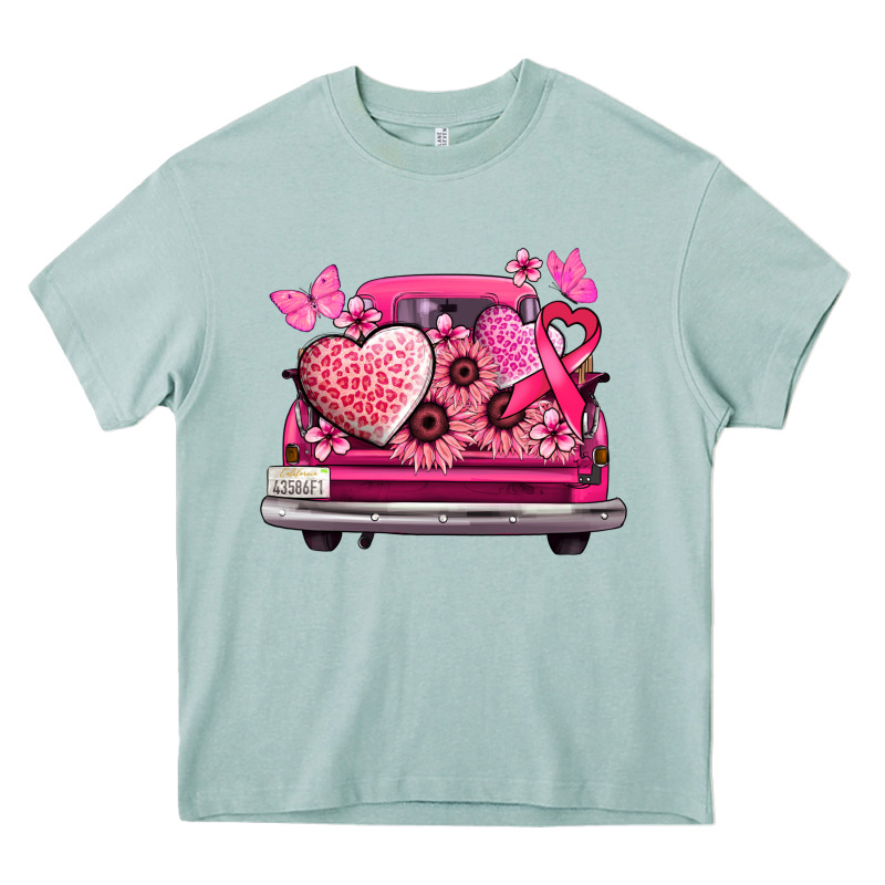 Cancer Truck Back View Heavy Core Tee by NancyCooperArtShop | Teevron