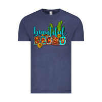 Vintage Denim beautiful crazy olivia Vintage Tee - OliviaCreatesArt